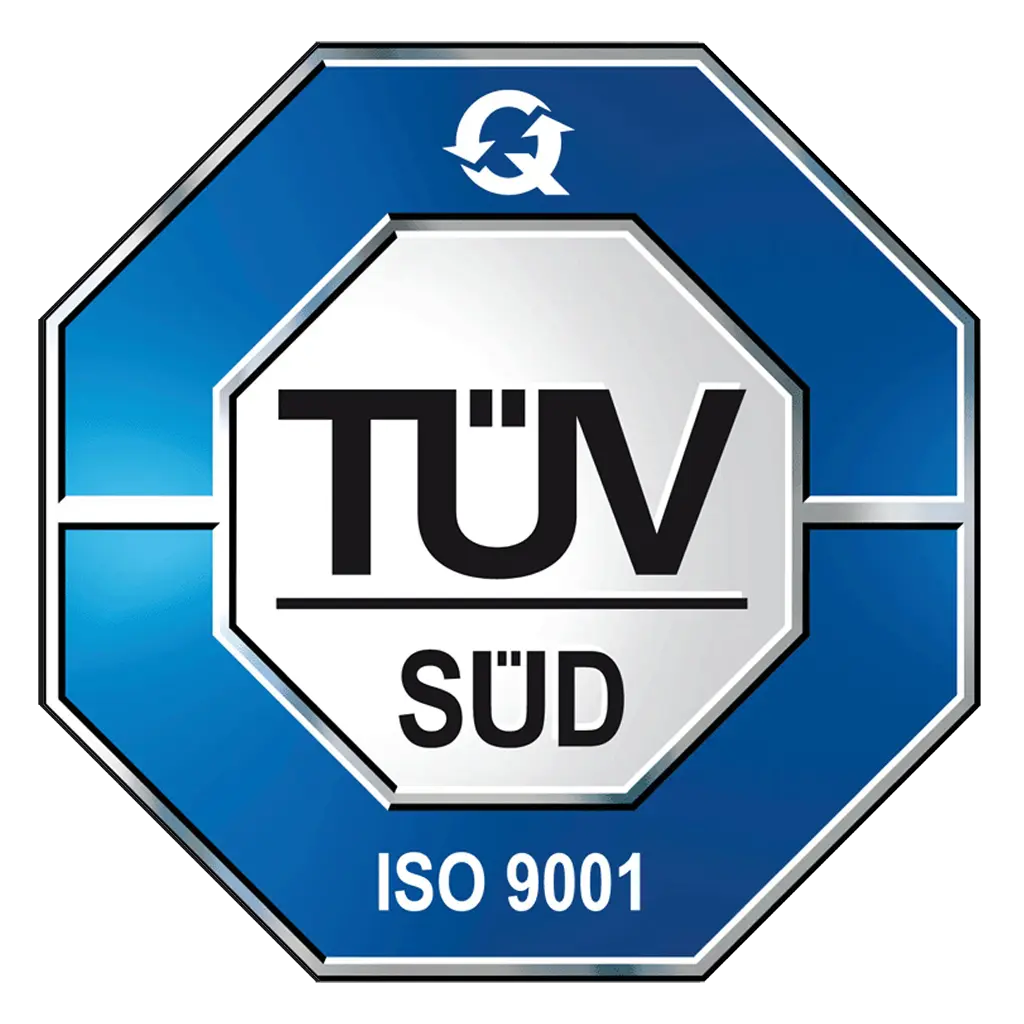 TUV Certificato ISO 9001